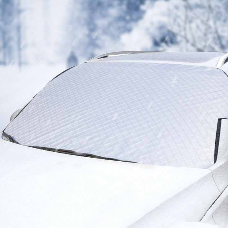 Bescherm je Auto tegen Winterse Ongemakken met Onze Magnetische Auto Sneeuwkap!