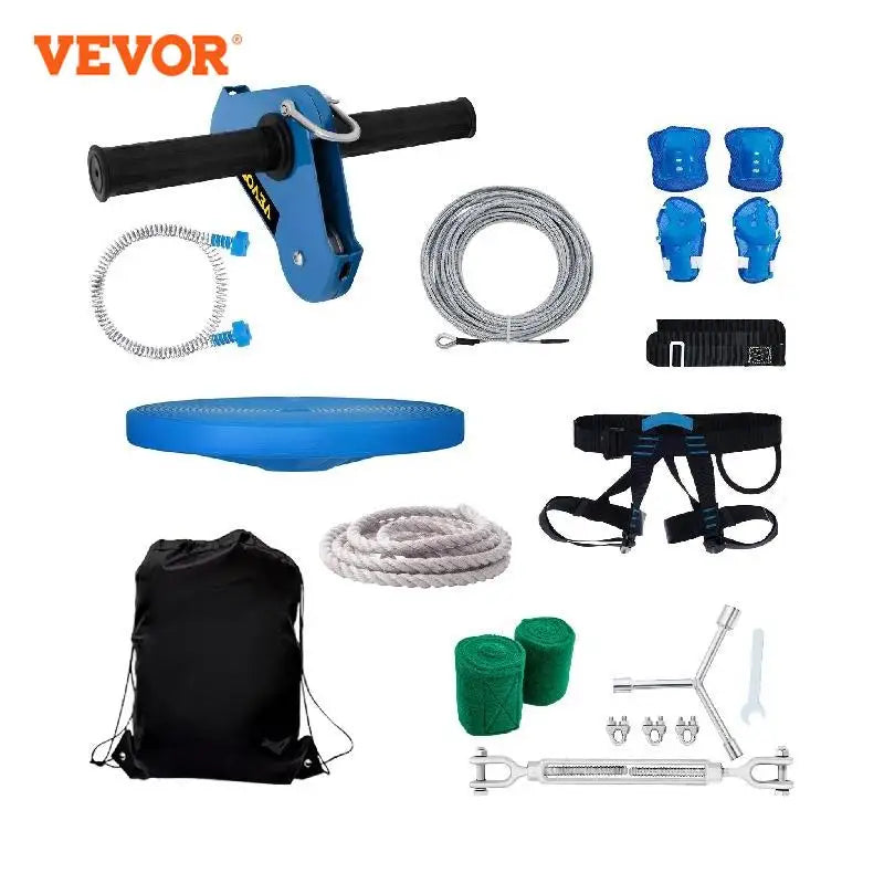 Breng Avontuur in Je Achtertuin met de VEVOR Zip Line Kit!