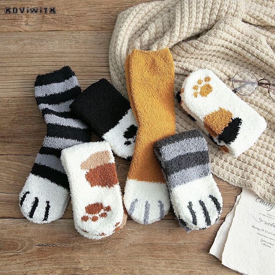 Gezellige Kattenpootjes Sokken: Warme Voetknuffels