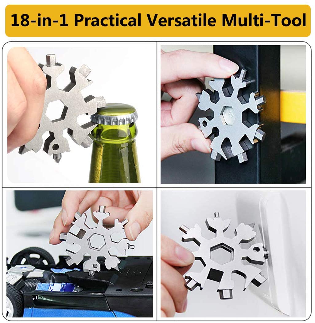 18-in-1 RVS Sneeuwvlok MultiTool