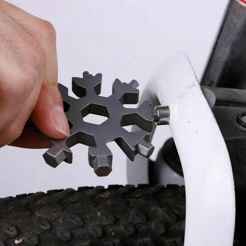 18-in-1 RVS Sneeuwvlok MultiTool